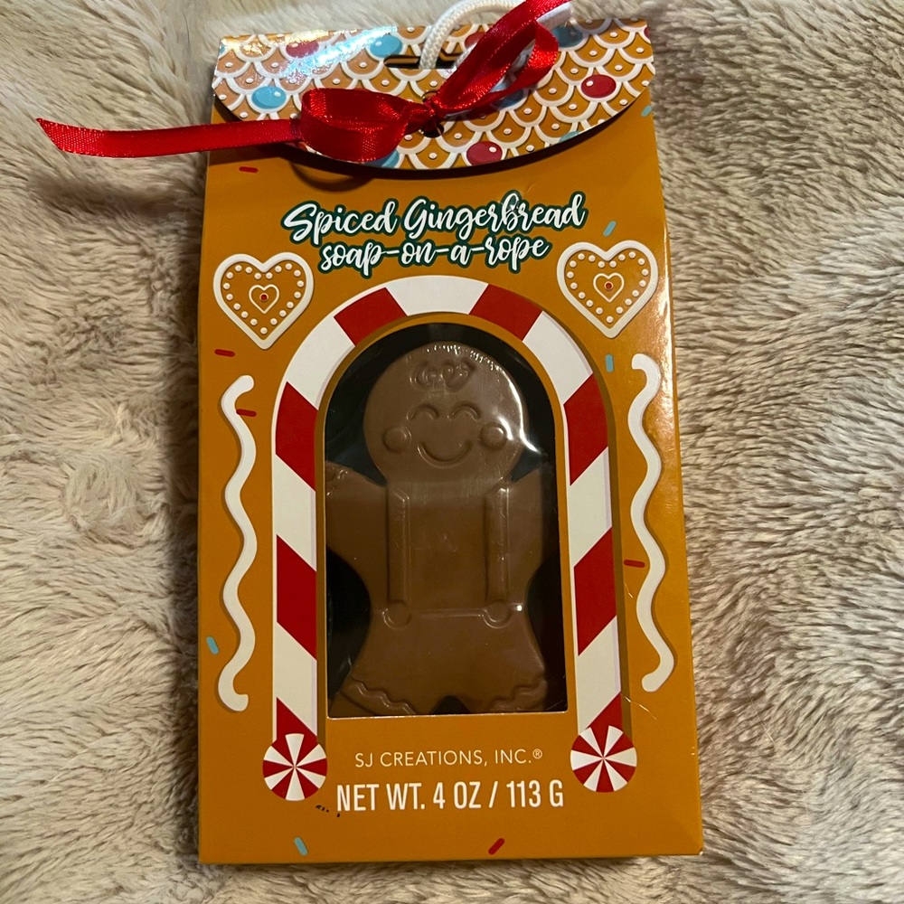 Spiced Gingerbread Soap on a Rope